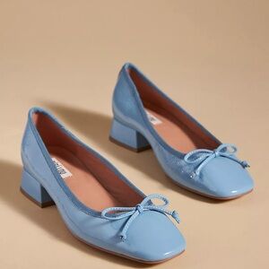 NWT Bibi Lou Heeled Ballet Pumps
